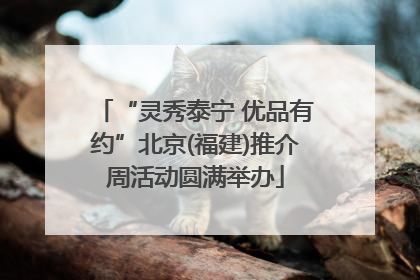 “灵秀泰宁 优品有约”北京(福建)推介周活动圆满举办