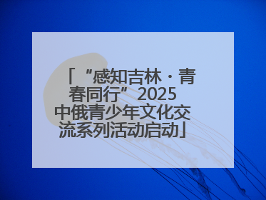 “感知吉林・青春同行”2025中俄青少年文化交流系列活动启动