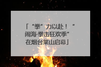 “拳”力以赴！“闹海·拳击狂欢季”在烟台莱山启幕