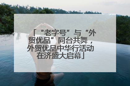 “老字号”与“外贸优品”同台共舞，外贸优品中华行活动在济盛大启幕