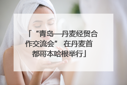 “青岛—丹麦经贸合作交流会” 在丹麦首都哥本哈根举行