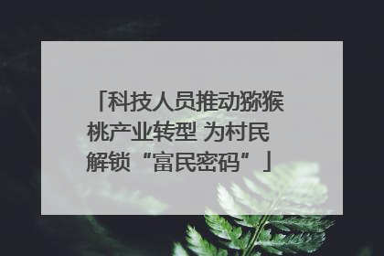 科技人员推动猕猴桃产业转型 为村民解锁“富民密码”