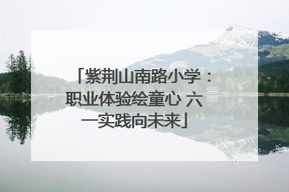 紫荆山南路小学：职业体验绘童心 六一实践向未来
