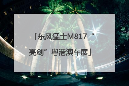 东风猛士M817“亮剑”粤港澳车展
