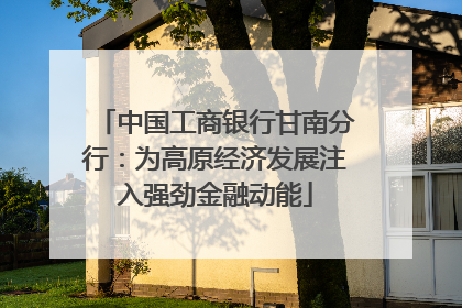 中国工商银行甘南分行：为高原经济发展注入强劲金融动能