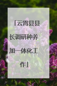 云霄县县长调研种养加一体化工作