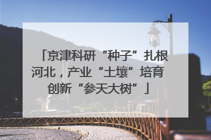 京津科研“种子”扎根河北，产业“土壤”培育创新“参天大树”