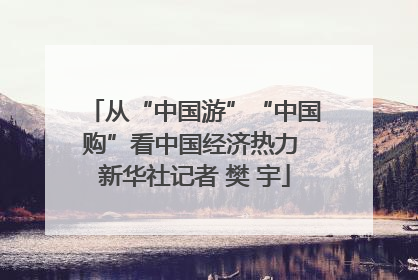 从“中国游”“中国购”看中国经济热力 新华社记者 樊 宇