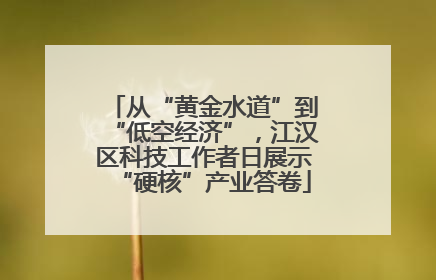从“黄金水道”到“低空经济”，江汉区科技工作者日展示“硬核”产业答卷