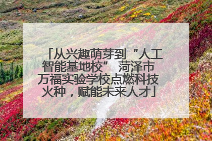 从兴趣萌芽到“人工智能基地校” 菏泽市万福实验学校点燃科技火种，赋能未来人才