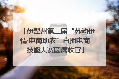 伊犁州第二届“苏韵伊情·电商助农”直播电商技能大赛圆满收官