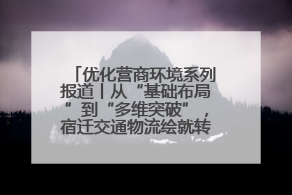 优化营商环境系列报道丨从“基础布局”到“多维突破”，宿迁交通物流绘就转型增效新画卷