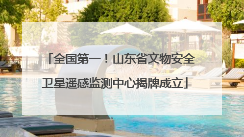 全国第一！山东省文物安全卫星遥感监测中心揭牌成立