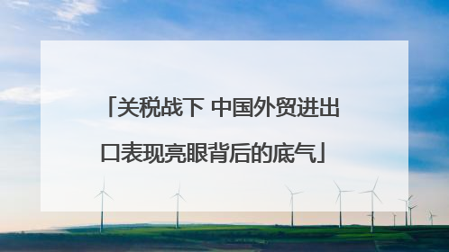 关税战下 中国外贸进出口表现亮眼背后的底气