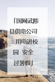 国网武陟县供电公司：用电进校园  安全过暑假
