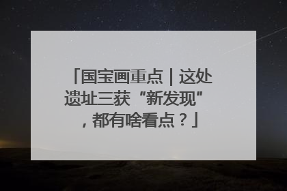 国宝画重点｜这处遗址三获“新发现”，都有啥看点？