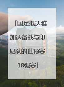 国足抵达雅加达备战与印尼队的世预赛18强赛