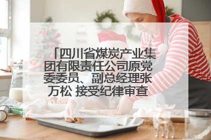 四川省煤炭产业集团有限责任公司原党委委员、副总经理张万松 接受纪律审查和监察调查