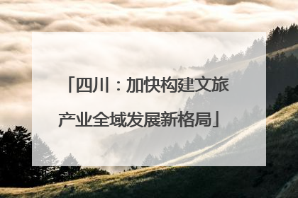 四川：加快构建文旅产业全域发展新格局