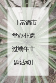 富锦市举办非遗过端午主题活动