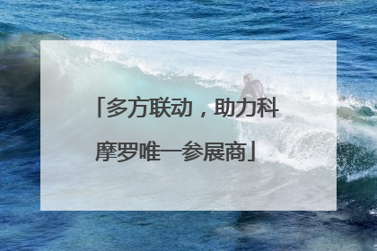 多方联动，助力科摩罗唯一参展商