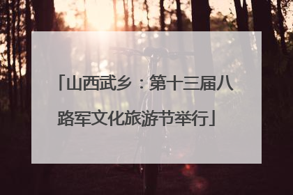 山西武乡：第十三届八路军文化旅游节举行