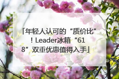 年轻人认可的“质价比”！Leader冰箱“618”双重优惠值得入手