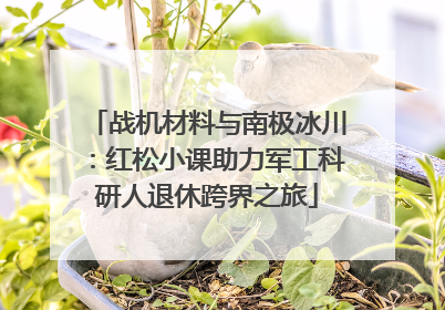战机材料与南极冰川：红松小课助力军工科研人退休跨界之旅