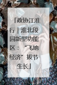 政协江淮行｜淮北段园新型功能区：“飞地经济”拔节生长