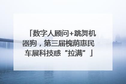 数字人顾问+跳舞机器狗，第三届槐荫惠民车展科技感“拉满”