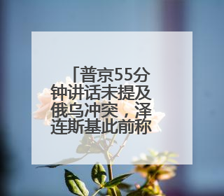 普京55分钟讲话未提及俄乌冲突，泽连斯基此前称“准备与俄举行最高级别会晤”