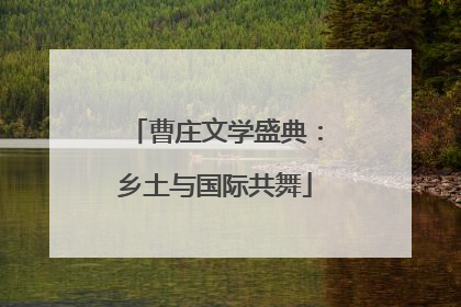 曹庄文学盛典：乡土与国际共舞