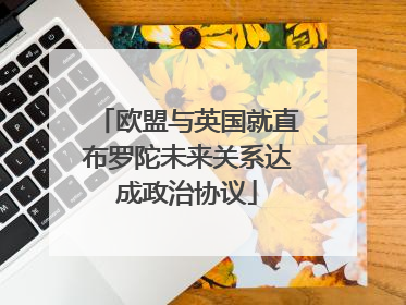 欧盟与英国就直布罗陀未来关系达成政治协议