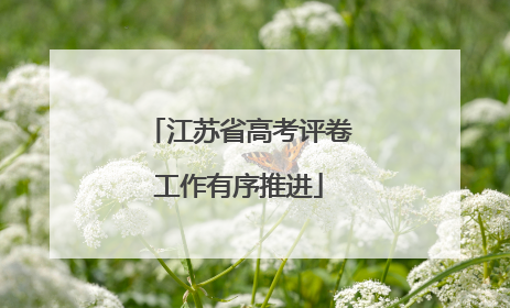 江苏省高考评卷工作有序推进