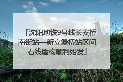 沈阳地铁9号线长安桥南街站—新立堡桥站区间右线盾构顺利始发