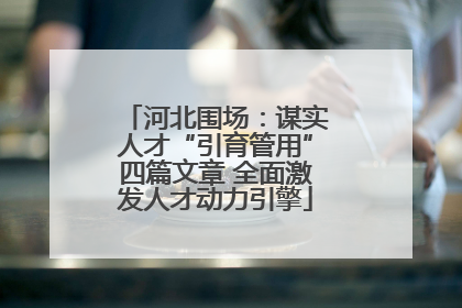 河北围场：谋实人才“引育管用”四篇文章 全面激发人才动力引擎