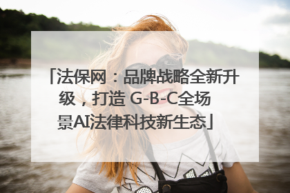 法保网：品牌战略全新升级，打造 G-B-C全场景AI法律科技新生态