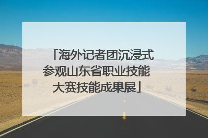 海外记者团沉浸式参观山东省职业技能大赛技能成果展