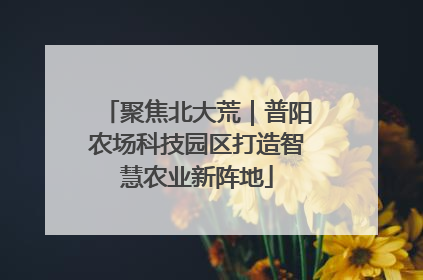 聚焦北大荒｜普阳农场科技园区打造智慧农业新阵地