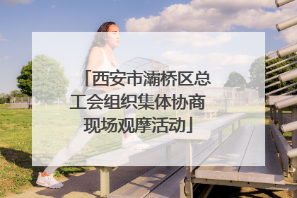 西安市灞桥区总工会组织集体协商现场观摩活动