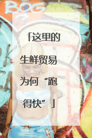 这里的生鲜贸易为何“跑得快”