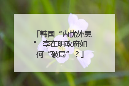 韩国“内忧外患” 李在明政府如何“破局”？