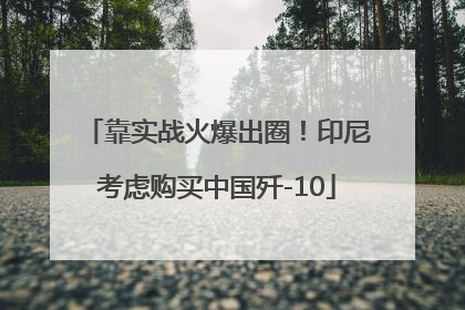 靠实战火爆出圈！印尼考虑购买中国歼-10