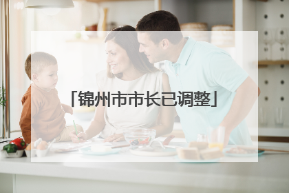 锦州市市长已调整
