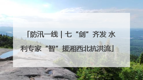 防汛一线｜七“剑”齐发 水利专家“智”援湘西北抗洪流