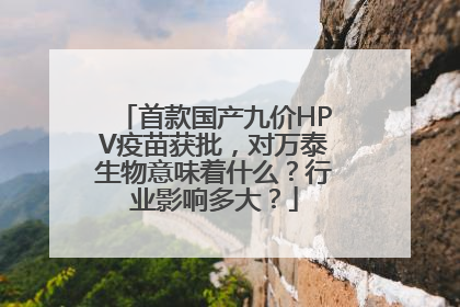首款国产九价HPV疫苗获批，对万泰生物意味着什么？行业影响多大？