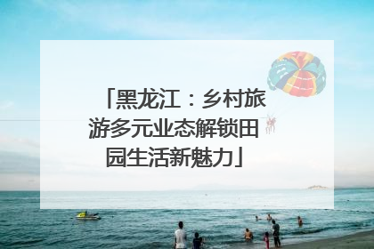 黑龙江：乡村旅游多元业态解锁田园生活新魅力