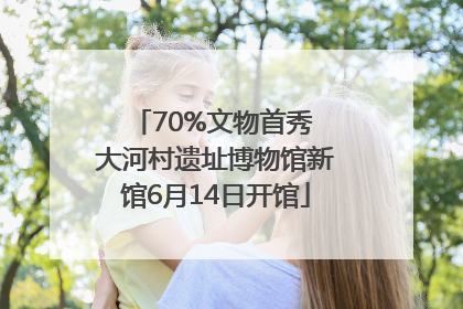 70%文物首秀 大河村遗址博物馆新馆6月14日开馆